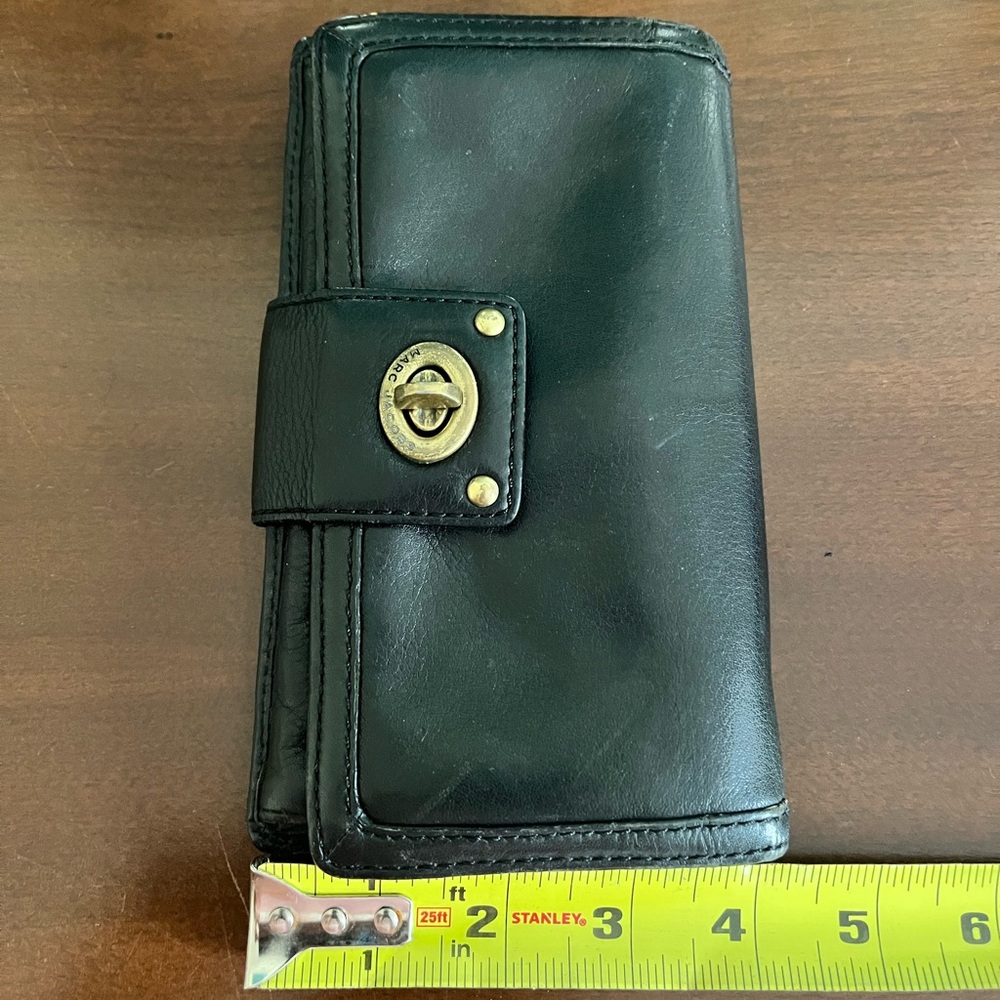 Mark by Mark Jacobs, black leather wallet